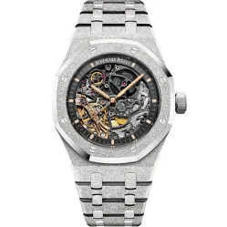 Золотые часы Audemars Piguet Royal Oak Frosted Double Balance Wheel 15407BC.GG.1224BC.01