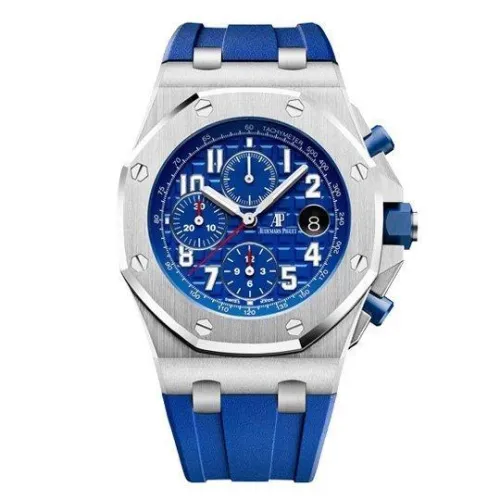 Часы Audemars Piguet Royal Oak Offshore Chronograph Indigo Blue SIHH 2018 010909