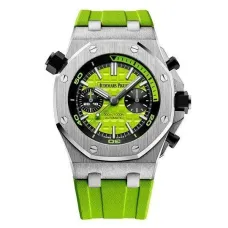 Часы Audemars Piguet Royal Oak Offshore Diver Chronograph 2016 Green 011113