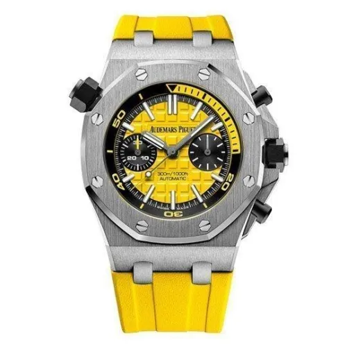 Часы Audemars Piguet Royal Oak Offshore Diver Chronograph 2016 Yellow 011114