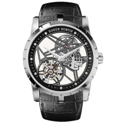 Часы Roger Dubuis Excalibur Skeleton Flying Tourbillon 42mm 090215