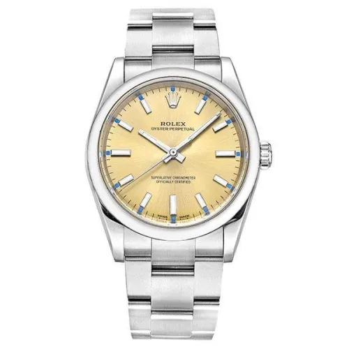 Часы Rolex Oyster Perpetual 34mm Champagne Dial 2016 114200 021407