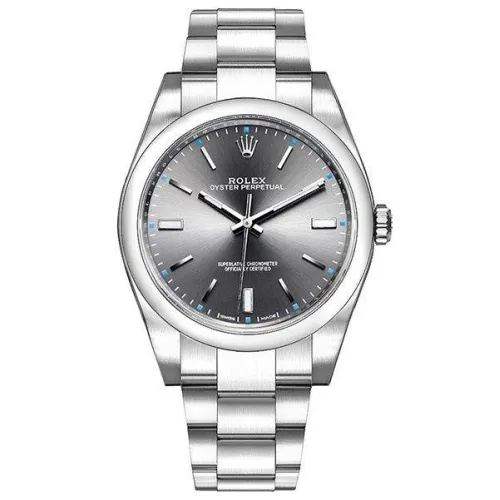 Часы Rolex Oyster Perpetual 39mm Rhodium Dial 2016 114300 021408