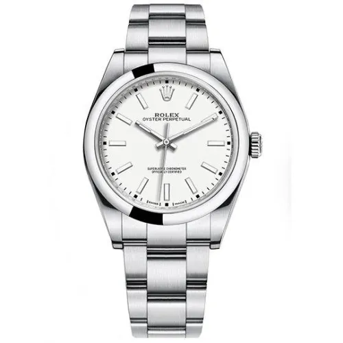 Часы Rolex Oyster Perpetual 39mm White Dial 2018 114300 021403