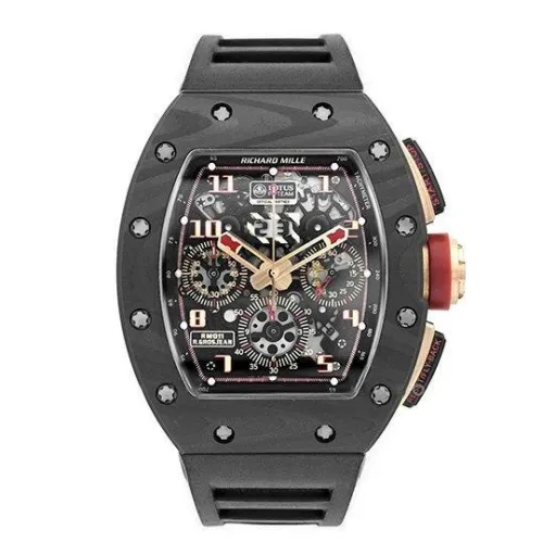 Часы Richard Mille RM 011 Automatic Flyback Chronograph NTPT LOTUS F1 Team Romain Grosjean in Rose Gold 310202