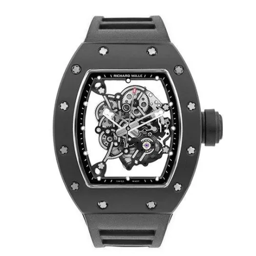 Часы Richard Mille RM 055 Bubba Watson Black Ceramic Edition on Black Rubber 310301