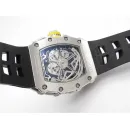 Часы Richard Mille RM 011 Automatic Flyback Chronograph in Titanium on Black Rubber 310206