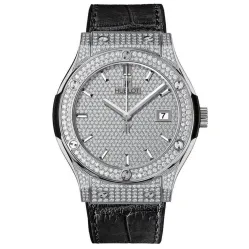 Часы Hublot Classic Fusion Titanium Full Pave 42mm 565.NX.9010.LR.1704 030241