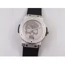Часы Hublot Classic Fusion Skull 45mm 511.NX.9000.LR.1704.SKULL Titanium Full Pave Watch 030243