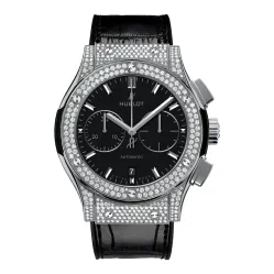Часы Hublot Classic Fusion Chronograph Titanium Pave 42mm 521.NX.1171.LR.1704 030245