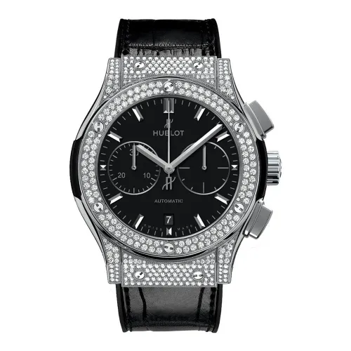 Часы Hublot Classic Fusion Chronograph Titanium Pave 42mm 521.NX.1171.LR.1704 030245