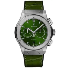 Часы Hublot Classic Fusion Chronograph Titanium Green 42mm 541.NX.8970.LR 030253