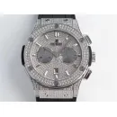 Часы Hublot Classic Fusion Chronograph King Pave 42mm 521.OX.9010.LR.1704 030259