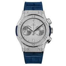 Часы Hublot Classic Fusion Chronograph King Pave 42mm 521.OX.9010.LR.1704 030260