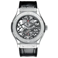 Часы Hublot Classic Fusion Skeleton Tourbillon Titanium 45 030901