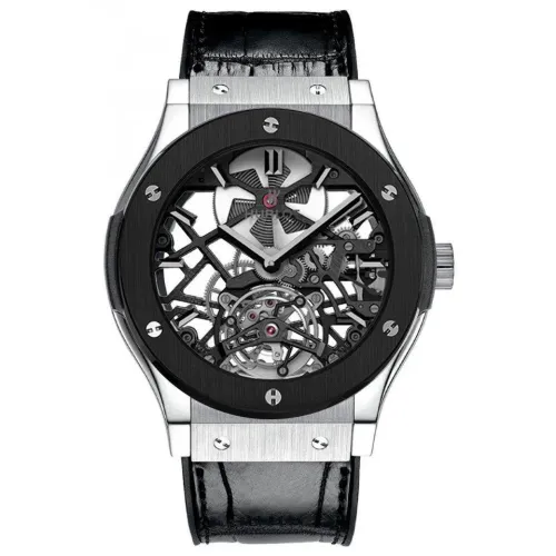 Часы Hublot Classic Fusion Skeleton Tourbillon Titanium 45 030902