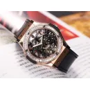 Часы Hublot Classic Fusion Skeleton Tourbillon King Gold Baguette 45 505.OX.0180.LR.1904 030907