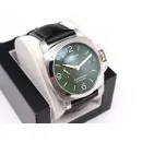 Часы Panerai 2020 PAM1056 Luminor 1950 GMT Green Dial 44mm Automatic Stainless Watch 300312