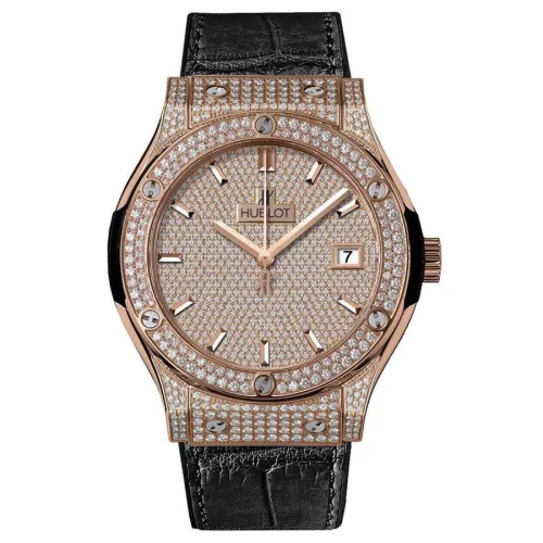 Часы Hublot Classic Fusion 45 mm Classic Fusion King Gold Full Pave 511.OX.9010.LR.1704 030274
