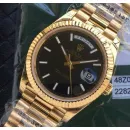 Часы Rolex Day-Date 40 mm yellow gold 228238 Black set with diamonds 020530