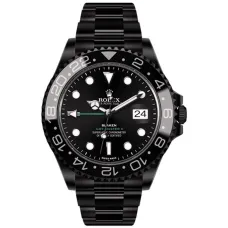 Часы Black PVD Rolex GMT Master II 116710LN Blaken Version 021122