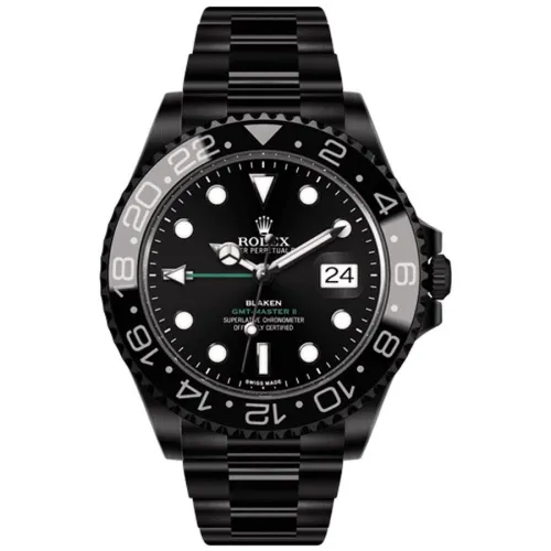 Часы Black PVD Rolex GMT Master II 116710LN Blaken Version 021122
