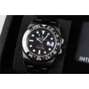 Часы Black PVD Rolex GMT Master II Red Rubber Blaken Version 021123