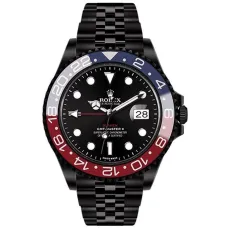 Часы Black PVD Rolex GMT Master II Pepsi Blaken Version 021124