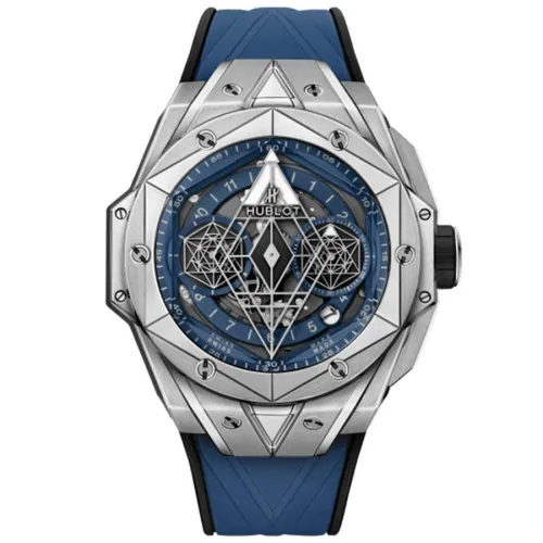 Часы Hublot Big Bang Sang Bleu Unico II Titanium Blue 418.NX.5107.RX.MXM20 030518