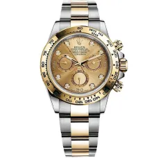 Часы Daytona Steel and Yellow Gold 116503 Champagne set with Diamonds 020821