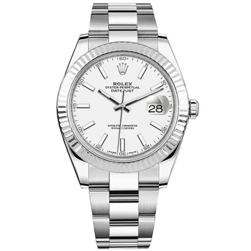 Часы Rolex Datejust 41 White Rolesor Oyster 126334 White Index 020454