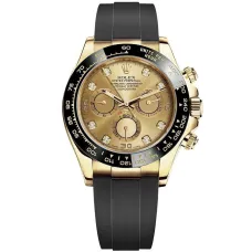 Часы Rolex Cosmograph Daytona Yellow Gold Black Cerachrom 116518LN Champagne-colour set with diamonds 020835