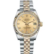 Часы Rolex Datejust 31 Datejust - Steel and Yellow Gold - Fluted Bezel - Jubilee M178273-0002 020218