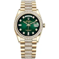 Часы Rolex Day-Date 36 Yellow gold Bezel set with diamond President Bracelet 128348rbr-0036 020635