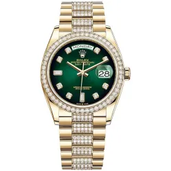 Часы Rolex Day-Date 36 Yellow gold Bezel set with diamond President Bracelet 128348rbr-0036 020635