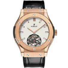 Часы Hublot Classic Fusion 45 mm Tourbillon King Gold Opalin 45 505.OX.2610.LR 030286