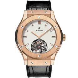 Часы Hublot Classic Fusion 45 mm Tourbillon King Gold Opalin 45 505.OX.2610.LR 030287