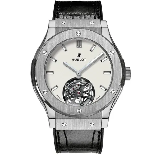 Часы Hublot Classic Fusion 45 mm Classic Fusion Tourbillon Titanium Opalin 45 505.NX.2610.LR 030288