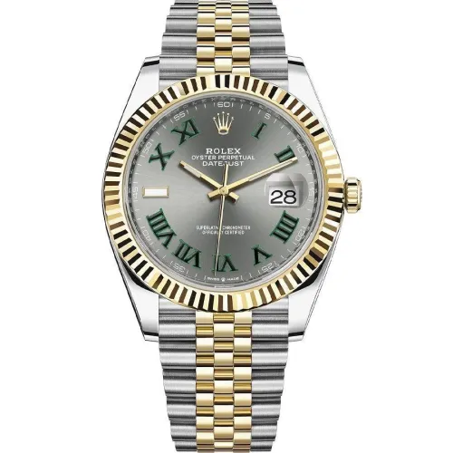 Часы Rolex Datejust 41 Yellow Rolesor Jubilee 126333 Slate Jubilee Bracelet 020458