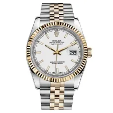 Часы Rolex Datejust 36 white index dial Jubilee 116233 020384
