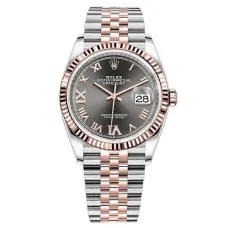 Часы Rolex Datejust 36 Dark rhodium set with diamonds 126231 020309