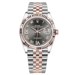 Часы Rolex Datejust 36 Dark rhodium set with diamonds 126231 020309