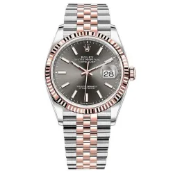 Часы Rolex Datejust 36 Dark rhodium Chromalight Jubilee 126231 020310