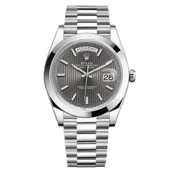 Часы Rolex Day-Date II Dark rhodium stripe motif 228206 020553