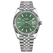 Часы Rolex Datejust 41 Mint green fluted motif 126334-0030 020468