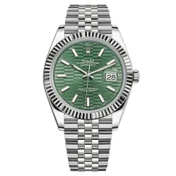 Часы Rolex Datejust 41 Mint green fluted motif 126334-0030 020468