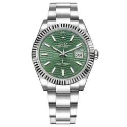 Часы Rolex Datejust 41 Mint green fluted motif 126334-0030 020469