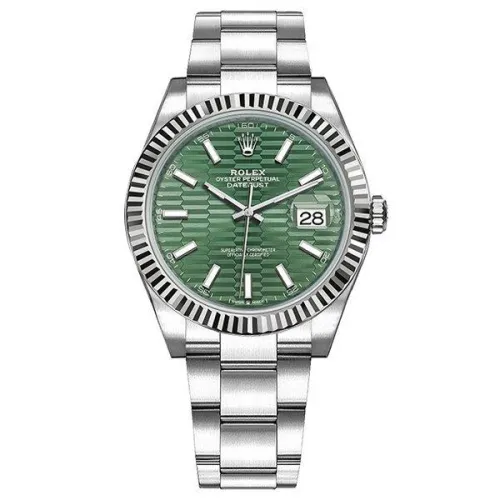 Часы Rolex Datejust 41 Mint green fluted motif 126334-0030 020469