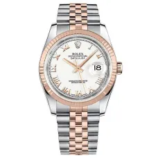 Часы Rolex Datejust 36 white Roman dial Jubilee 116231 020379