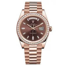 Часы Rolex Day-Date II Chocolate set with diamonds 228345RBR 020560